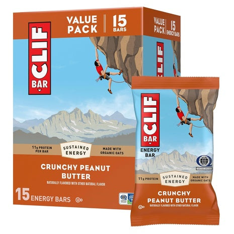 15 CLIF Bar Protein Bars (OU-D)