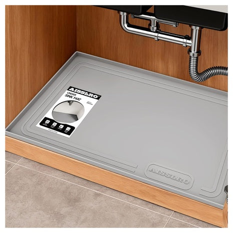 25" X 19" Aisslro Under Sink Mat