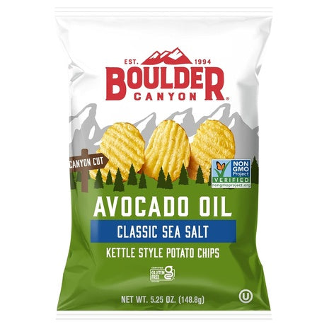 Boulder Canyon Avocado Oil Kettle Potato Chips (5.25oz)