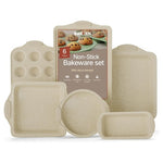 6-Piece Deluxe Nonstick Baking Pan Set