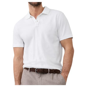 Men's Cotton Monogram Pique Polo