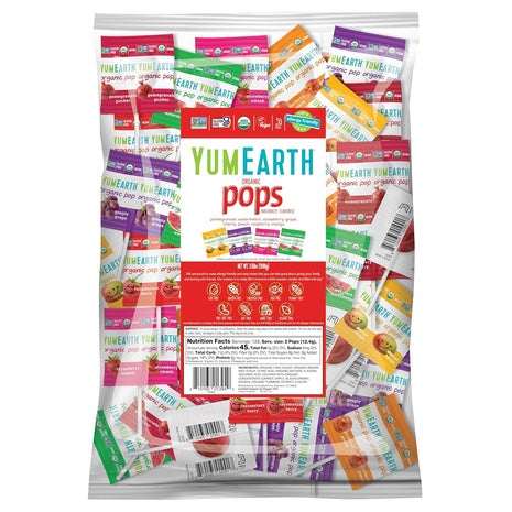 250 YumEarth Organic Pops Variety Pack