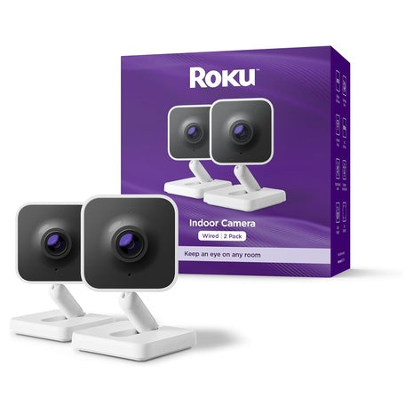 2 Roku Indoor Security Cameras