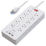 20 Outlet Surge Protector Power Strip with 3 USB Ports