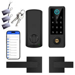 Smart Fingerprint Door Lock with Handle Set