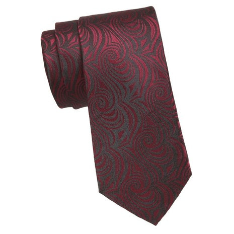 Karl Lagerfeld Men's Paris Abstract Silk Tie