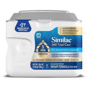 20.6-oz Tub of Similac 360 Total Care Infant Formula