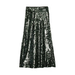 Women's Sequin Maxi Skirt