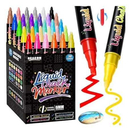30-Pack Reaeon Liquid Chalk Markers
