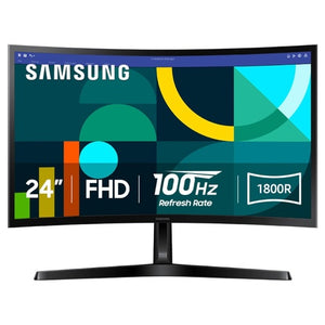 24" Samsung Essential S3 Curved Monitor