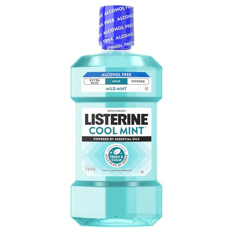 1-L Listerine Zero Alcohol Mouthwash (Cool Mint)