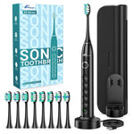 Electric Toothbrush with 8 Heads & Travel Case