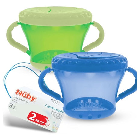 2-Pack Nuby Snack Keepers