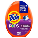 224 Tide PODS 3-in-1 Liquid Laundry Detergent Soap Pacs (Spring Meadow) + Earn $15 Amazon Credit!