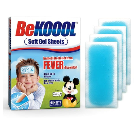 4 BeKoool Kids Cooling Gel Patches