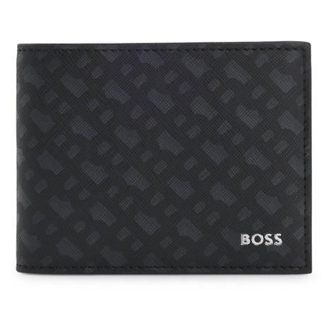 Hugo Boss Monogram Wallet With Foil-Embossed Logo