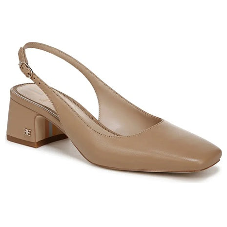 Sam Edelman Women's Terra Slingback Soft Beige Pump