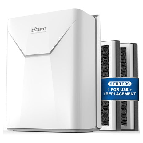 2-HEPA Filters Air Purifiers Covers Up To 2,390 Ft
