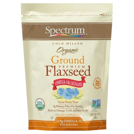 Spectrum Essentials Organic Ground Flaxseed (14oz)