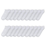 20 Pairs Of Hanes Men’s Moisture-Wicking No-Show Socks