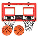 Dual Over-the-Door LED Basketball Hoop Game