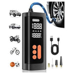 Portable 3-150 PSI Tire Inflator Air Compressor