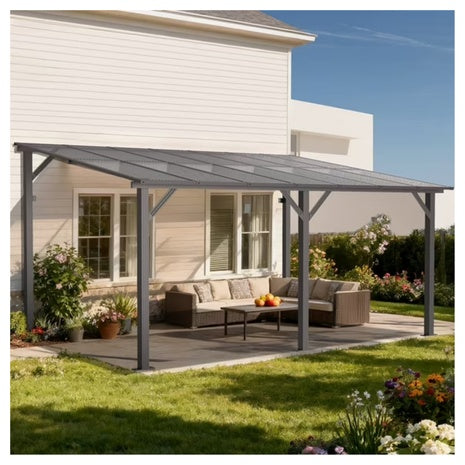 14' X 10' Aluminum Hardtop Patio Pergola