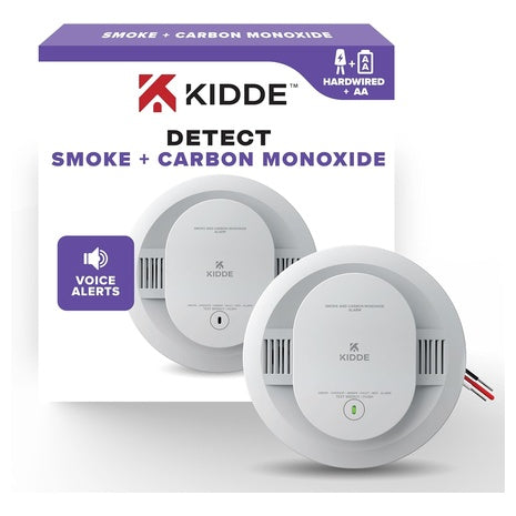 Kidde Hardwired With Battery Backup Smoke And Carbon Monoxide Detector