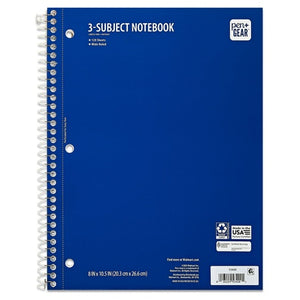 3-Subject Notebook