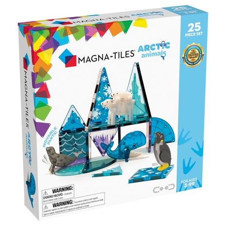 MAGNA-TILES Arctic Animals 25-Piece Magnetic Construction Set