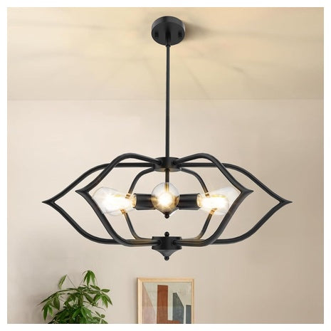 Farmhouse 4/6-Light Semi-Flush Chandelier (4 Styles)