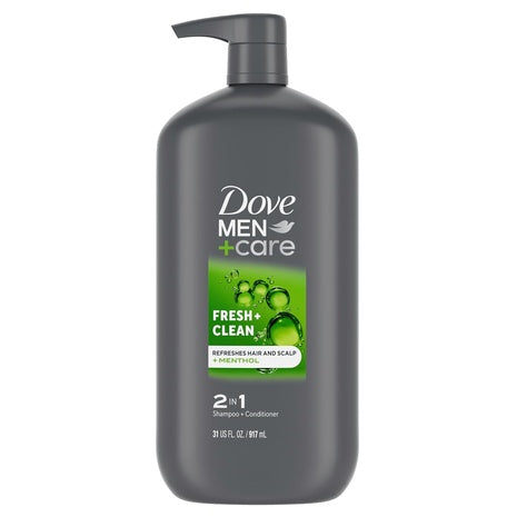 31oz Dove Men+Care 2 in 1 Shampoo and Conditioner