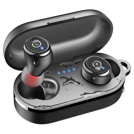 Tozo T10 Wireless Bluetooth Earbuds with Wireless Charging Case