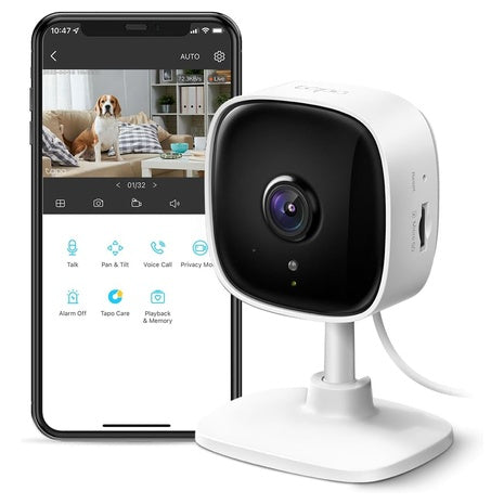 TP-Link Tapo 1080P Indoor Security Camera W/ Motion Detection