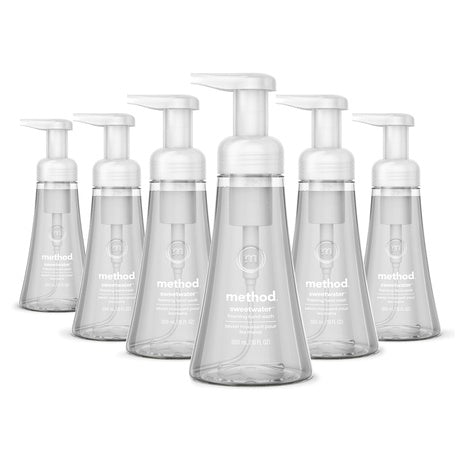6 Bottles Method Sweet Water Foaming Hand Wash (10oz)