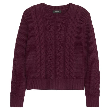 Women's Cable Pullover Sweater