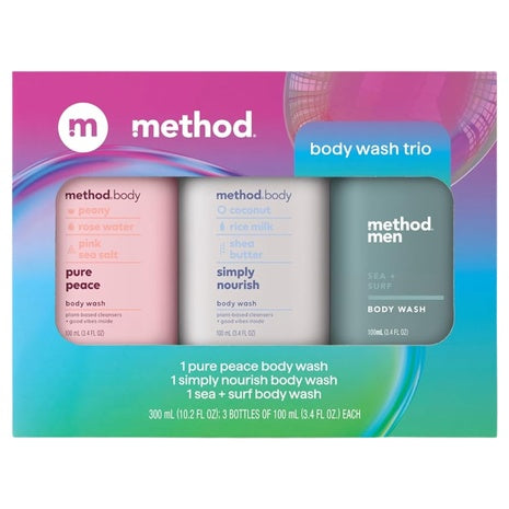 Method Travel Size Body Wash Gift Set
