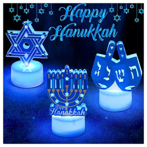 Chanukah Light Up Centerpieces
