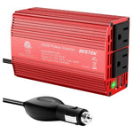 BESTEK 300W Car Power Inverter (DC 12V To 110V AC Converter)