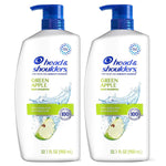 2 Fresh Green Apple Anti-Dandruff Shampoo Bottles (32.1oz)