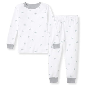 Size 3T Blue Bee Print Pajamas