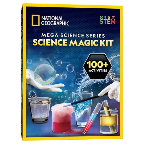National Geographic Science Magic Kit with 100+ Experiments (STEM)
