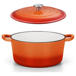 6 Quart Cast Iron Dutch Oven with Lid