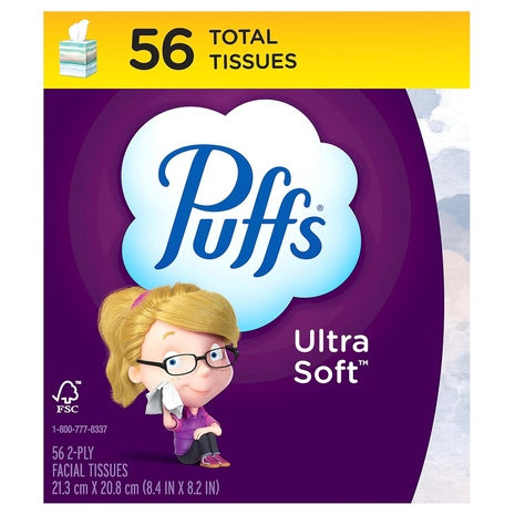 Puffs Ultra Soft Facial Tissues
