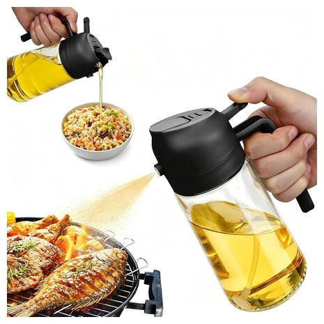 Verdaxis 2 In 1 Olive Oil Spray Bottle (16-Oz)