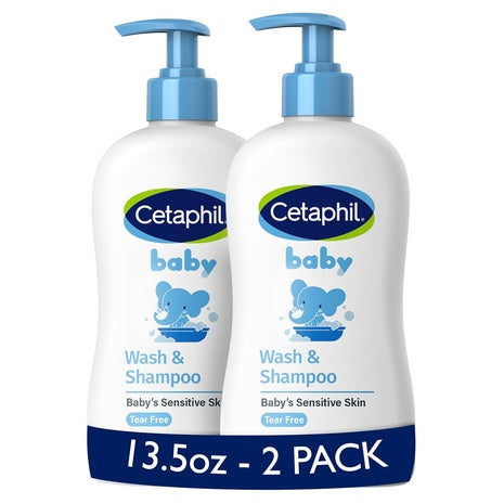 2-Pack Cetaphil Baby Wash & Shampoo