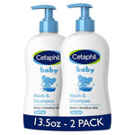 2-Pack Cetaphil Baby Wash & Shampoo