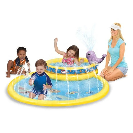 Little Tikes My First Lil Water Park w/ Whale & Mat Sprinkler