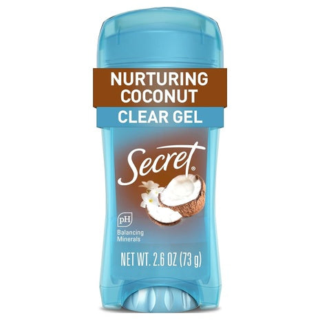 Secret Coconut Clear Gel Deodorant