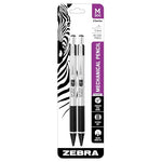 2-Pack Zebra Steel Mechanical Pencils